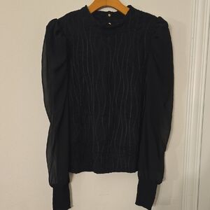 Elegant Black Women's Top